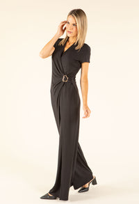 Gold Buckle Detail Jumpsuit