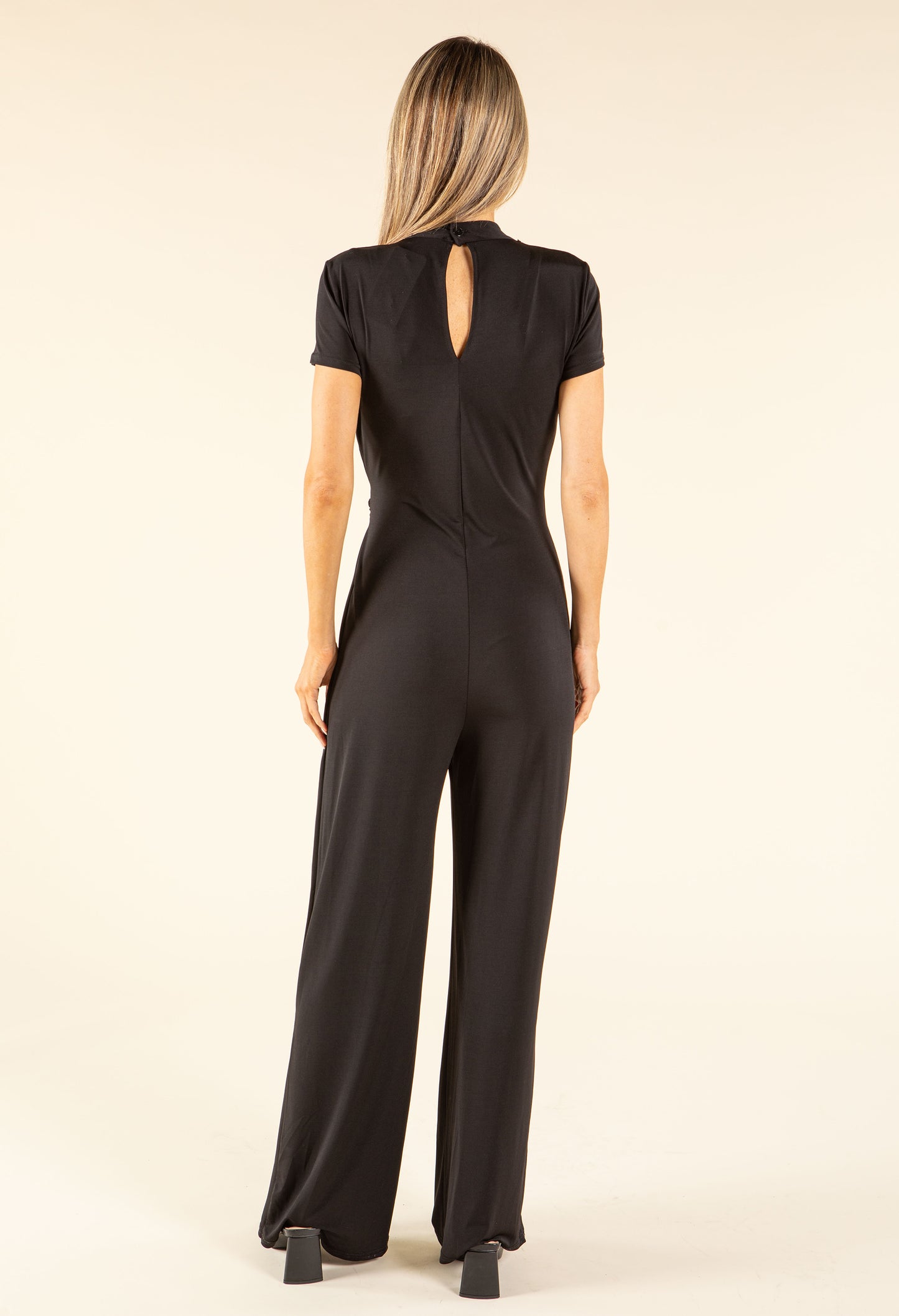 Gold Buckle Detail Jumpsuit