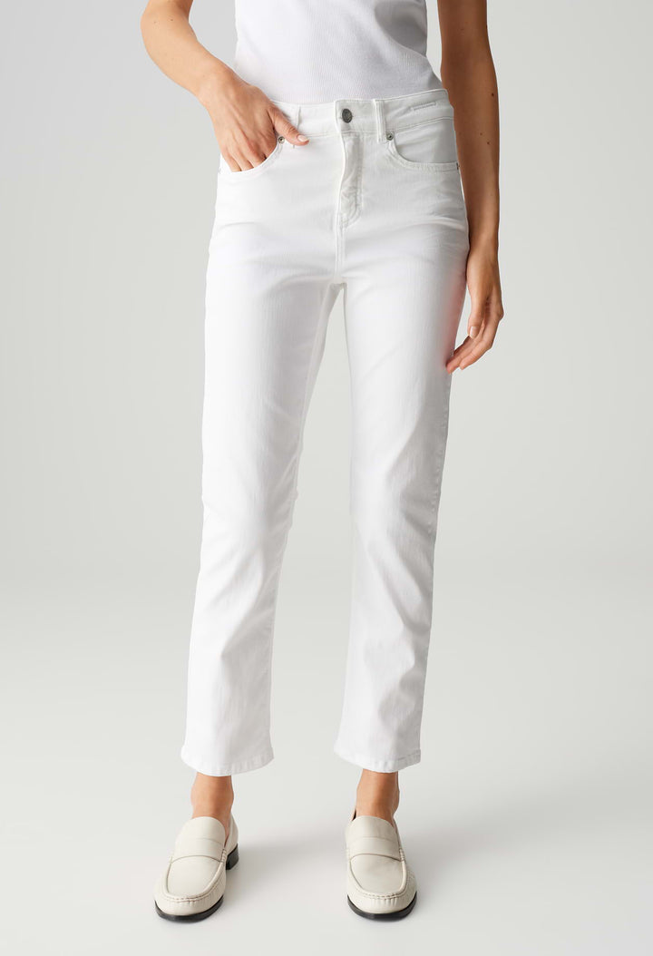 Melly Base Mid Rise Straight Jeans