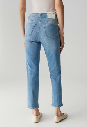 Melly Base Mid Rise Straight Jeans