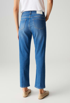 Melly Base Mid Rise Straight Jeans
