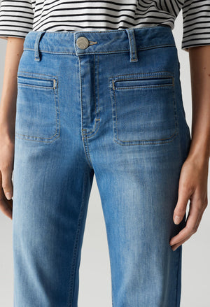 Melly Fresh Mid Rise Flared Jeans