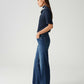 Melly Modern Mid Rise Wide Leg Jeans