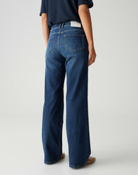 Melly Modern Mid Rise Wide Leg Jeans