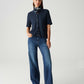 Melly Modern Mid Rise Wide Leg Jeans