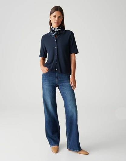Melly Modern Mid Rise Wide Leg Jeans