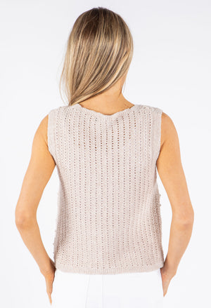 Crochet Knitted Vest