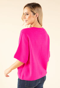 Buttoned Knit Cardigan