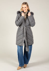 Belted Padded Coat