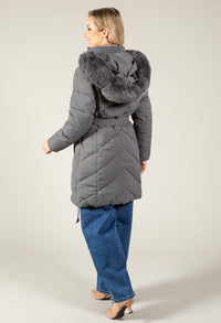 Belted Padded Coat