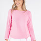 Shimmer Sleeve Rib Knit Jumper