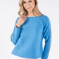 Shimmer Sleeve Rib Knit Jumper