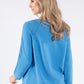 Shimmer Sleeve Rib Knit Jumper