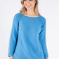 Shimmer Sleeve Rib Knit Jumper