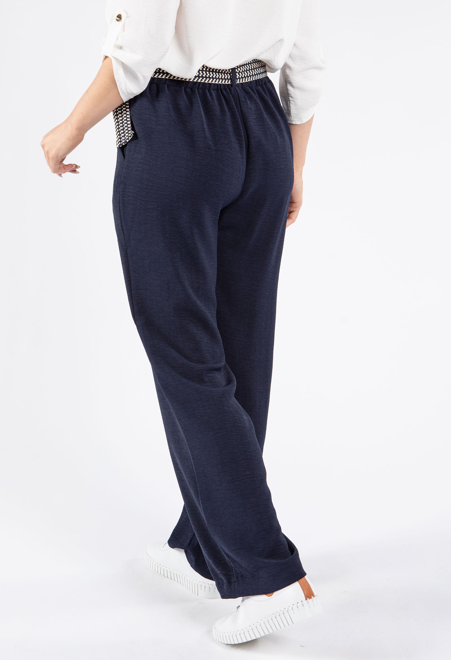 Belted Light Weight Trousers
