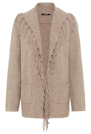 Open Front Knit Cardigan