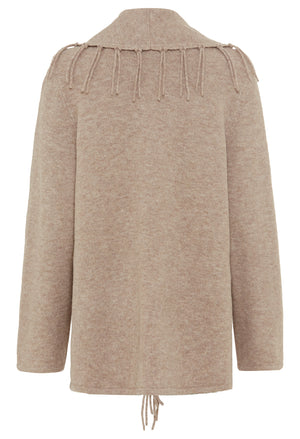 Open Front Knit Cardigan