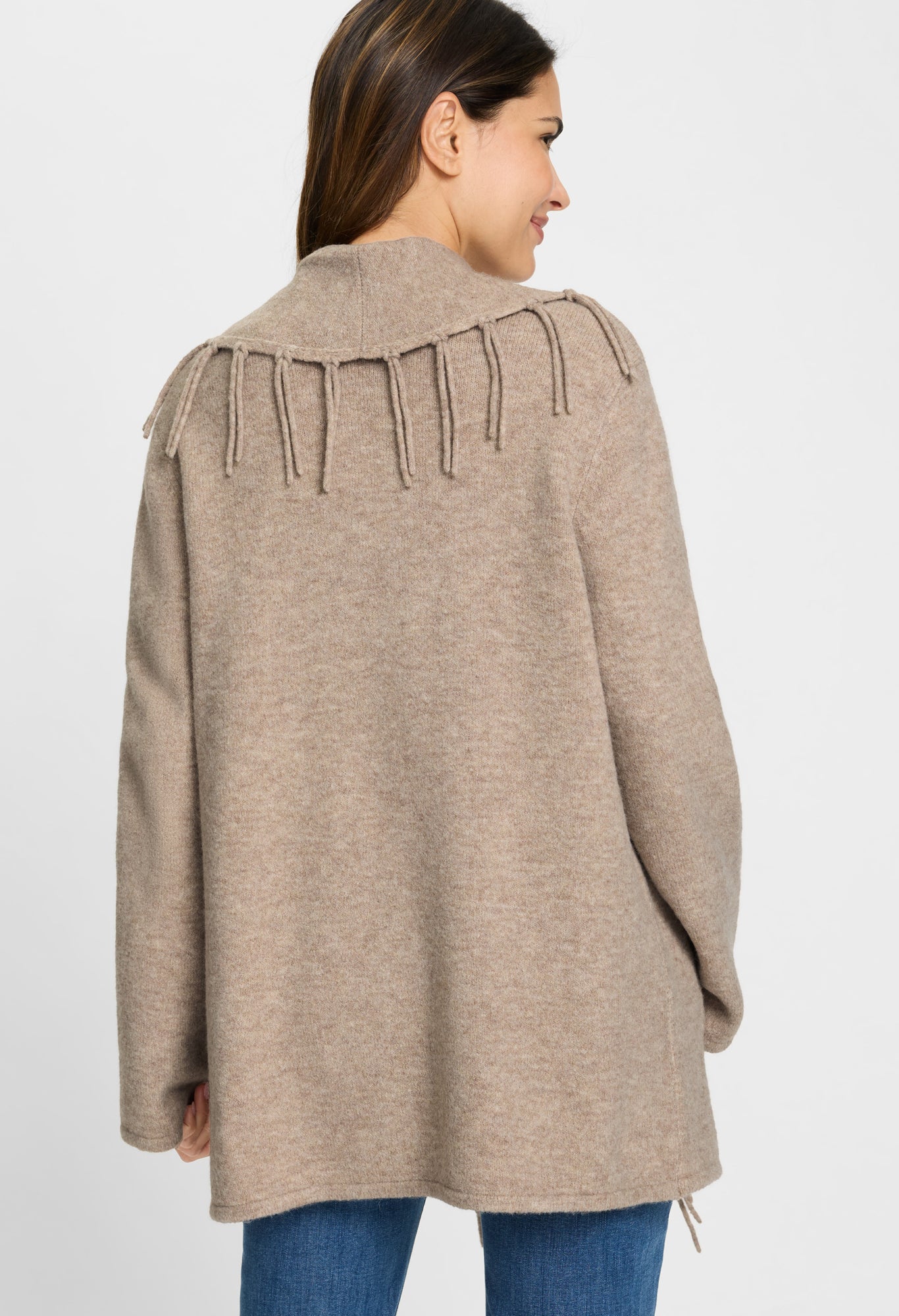Open Front Knit Cardigan