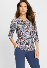 Ditsy Print Top
