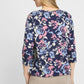 3/4 Sleeve Floral Blouse