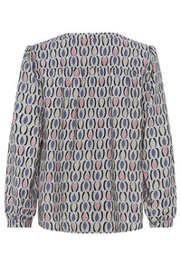 Woven Long Sleeve Blouse