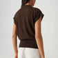 Posara Fine knit Polo Top