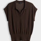 Posara Fine knit Polo Top