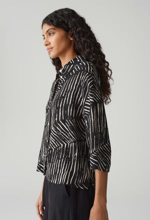 Fiana Palm Leaves Blouse