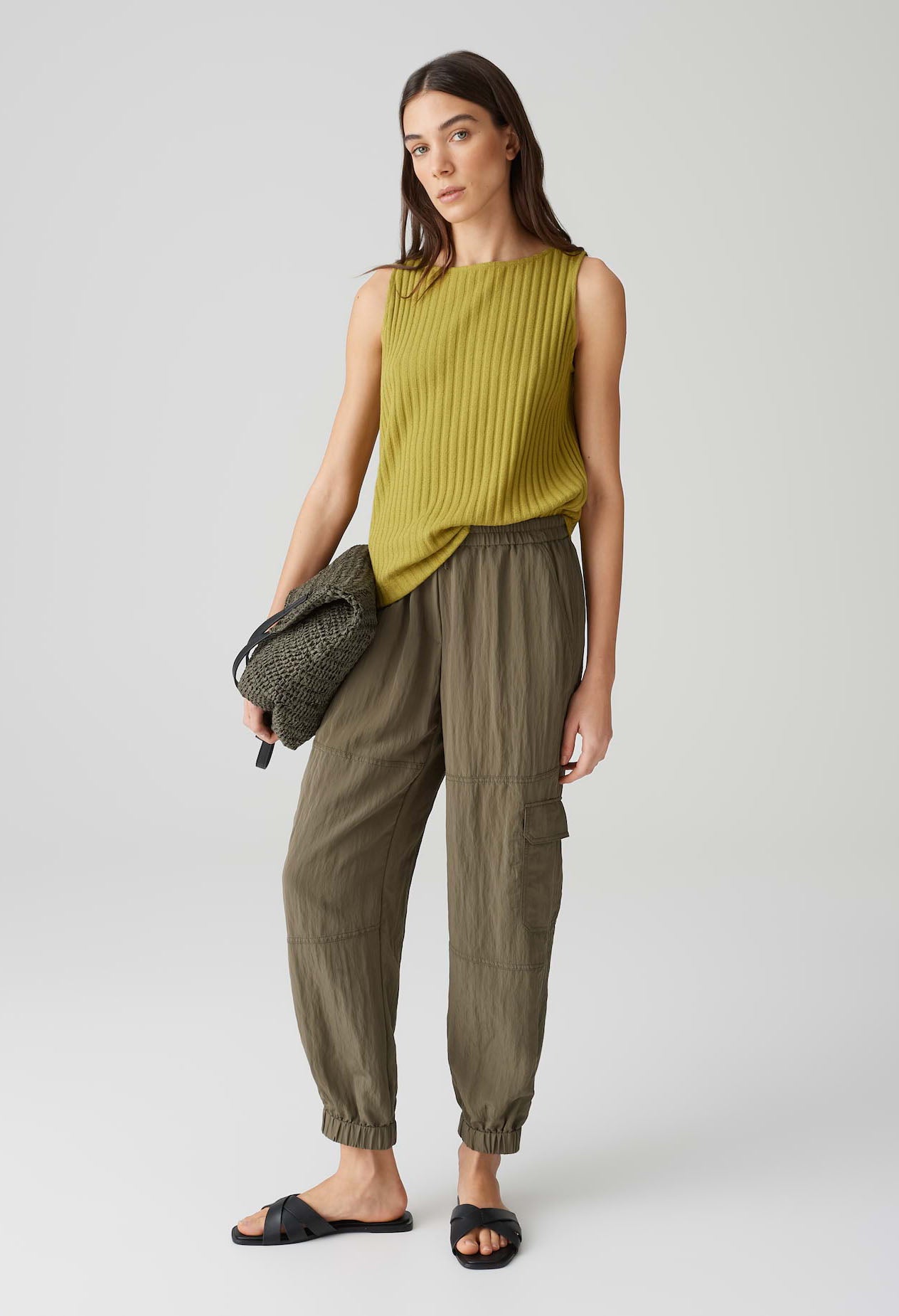 Ipoma Slit Jersey Top