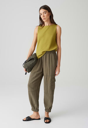 Ipoma Slit Jersey Top