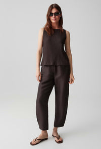 Ipoma Slit Jersey Top