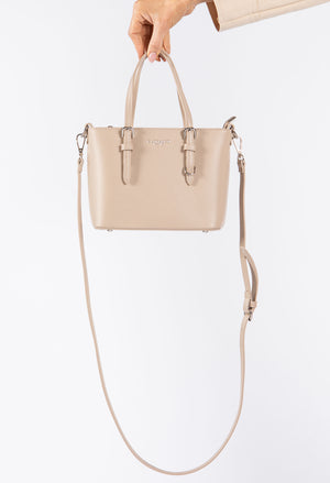 Structured Cross Body Bucket Bag