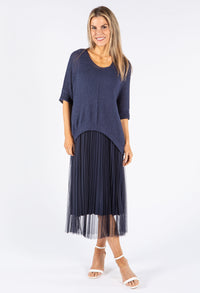 2 Piece Plisse Dress