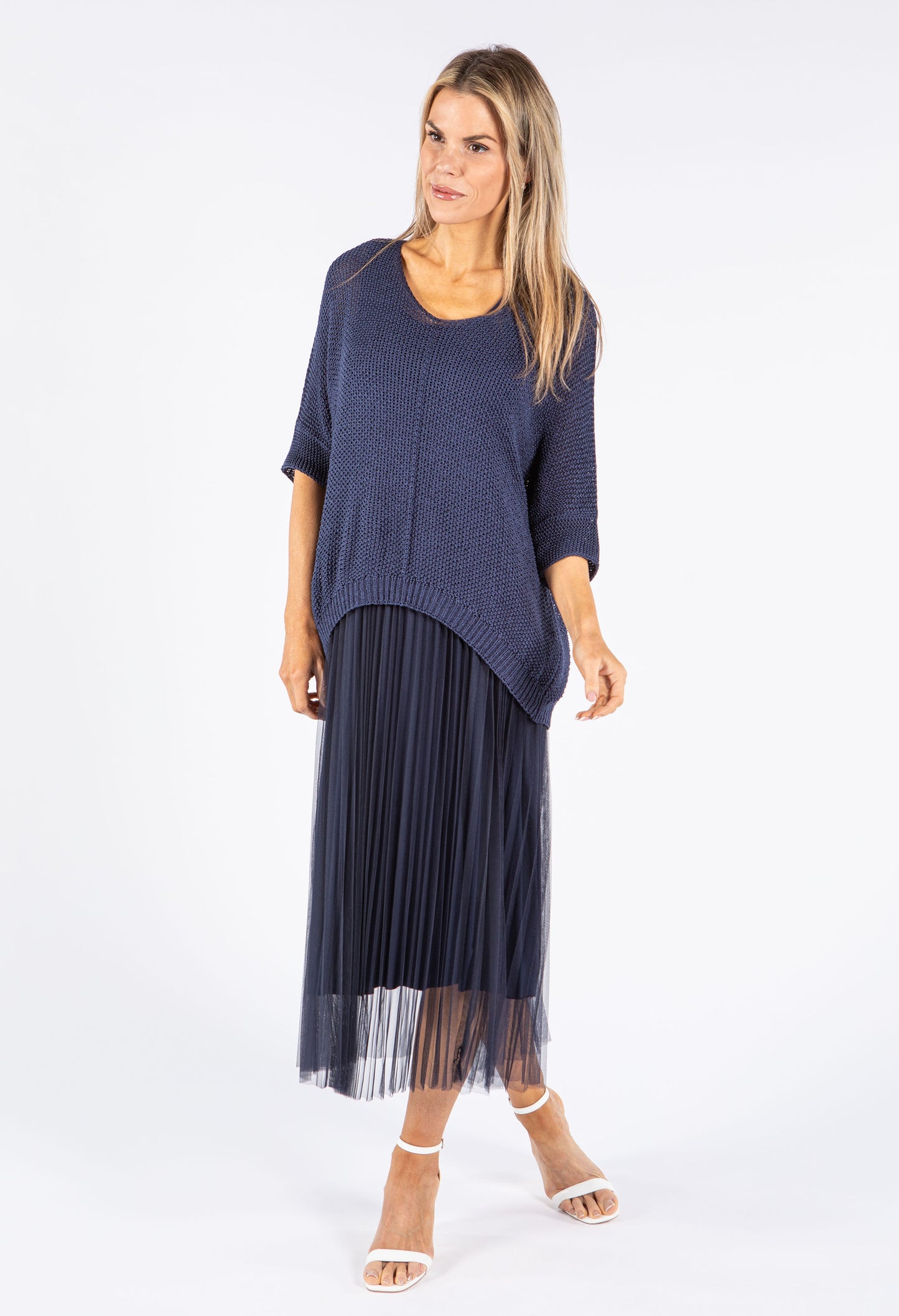 2 Piece Plisse Dress