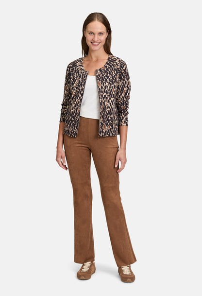 Shirt Jacket with Ribbed Structure