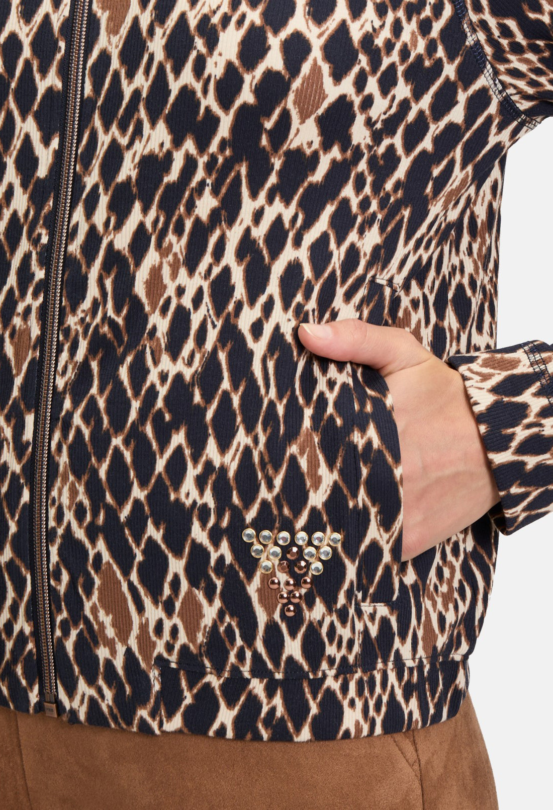 Shirt Jacket with Ribbed Structure