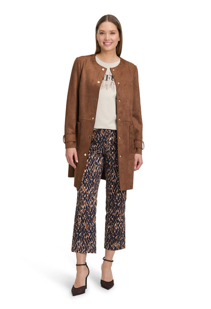 Longline Suede Jacket