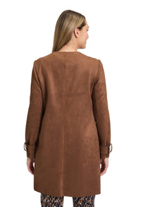 Longline Suede Jacket