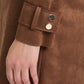 Longline Suede Jacket