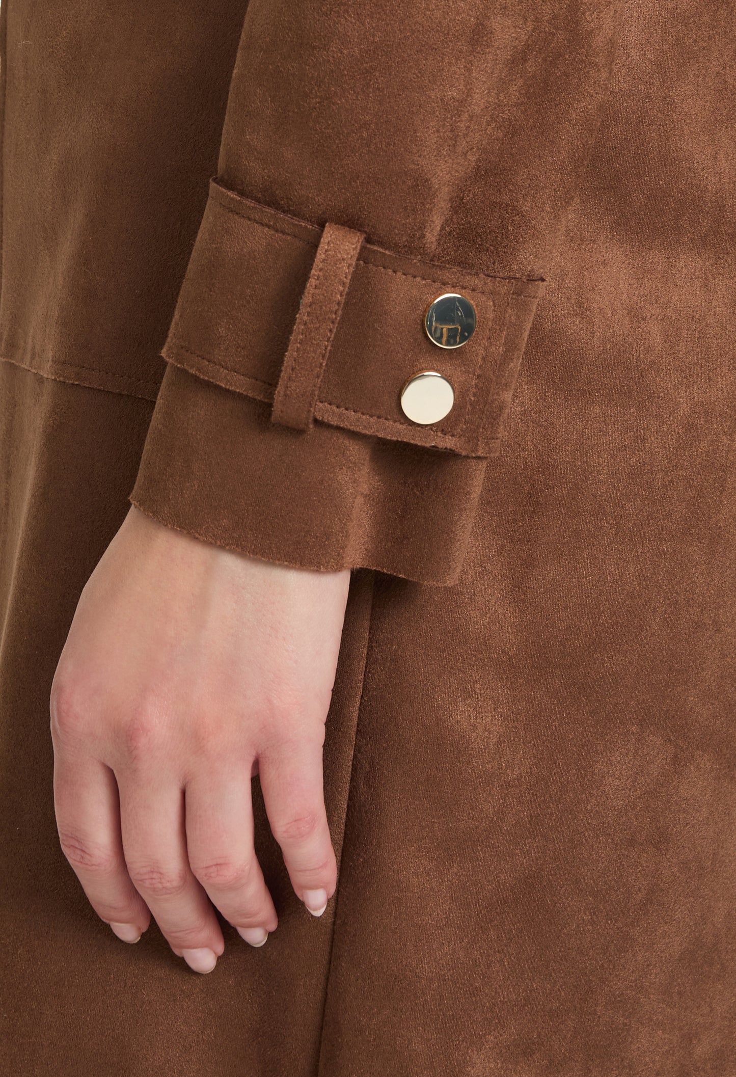 Longline Suede Jacket