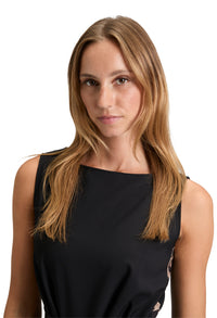 Sleeveless Leopard Print Detail Jumpsuit