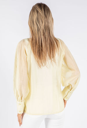 Pussy Bow Tencel Blouse