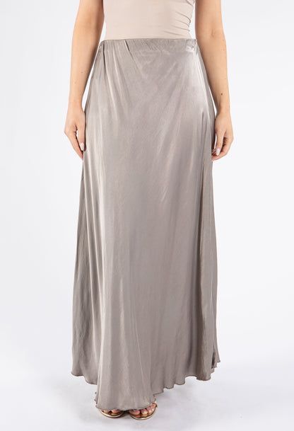 Satin Feel Maxi Skirt