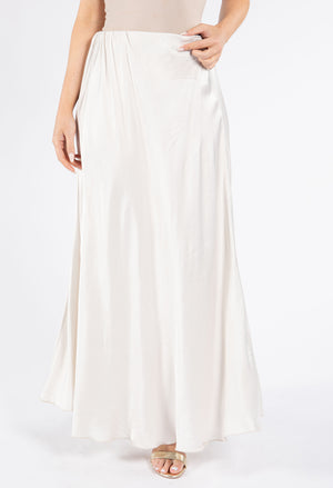 Satin Feel Maxi Skirt