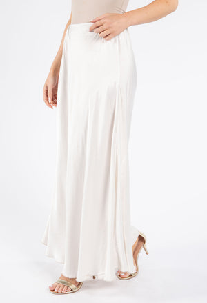 Satin Feel Maxi Skirt