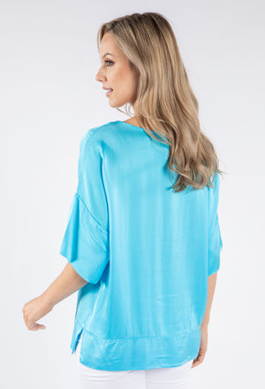 Satin Feel Summer Top