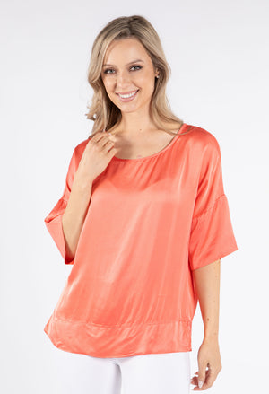 Satin Feel Summer Top