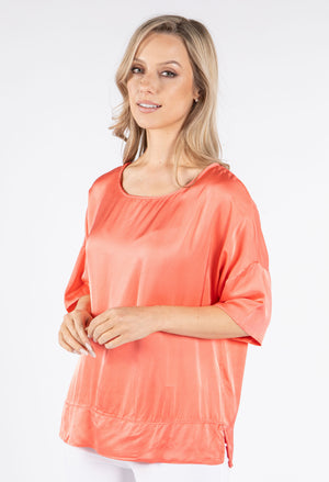 Satin Feel Summer Top