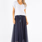 Lurex Short Sleeve Knit Top
