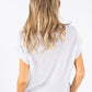 Lurex Short Sleeve Knit Top
